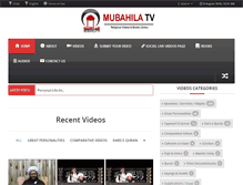 Tablet Screenshot of mubahilatv.com